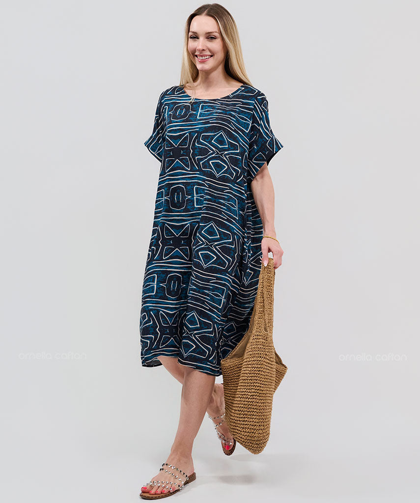Casual, Short Pocket Dress – Velora