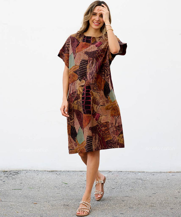 Casual, Short Pocket Dress – Velora