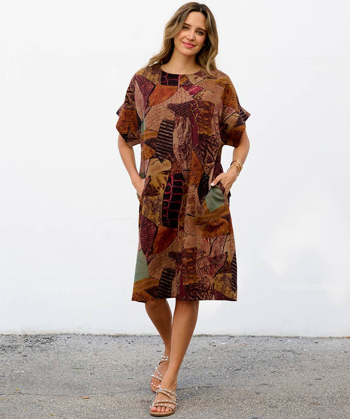 Casual, Short Pocket Dress – Velora