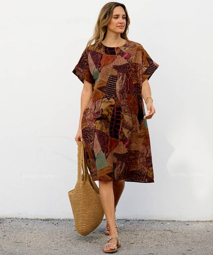 Casual, Short Pocket Dress – Velora