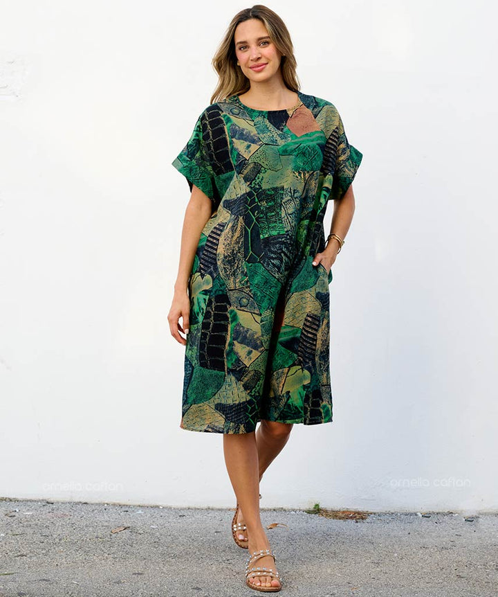Casual, Short Pocket Dress – Velora