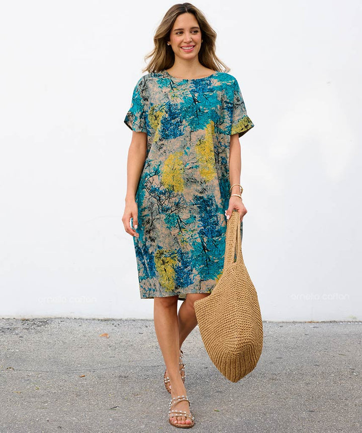 Casual, Short Pocket Dress – Velora