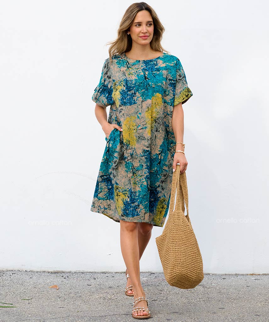 Casual, Short Pocket Dress – Velora