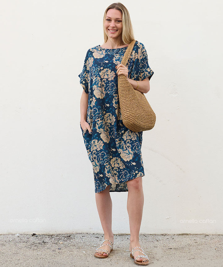 Casual, Short Pocket Dress – Velora