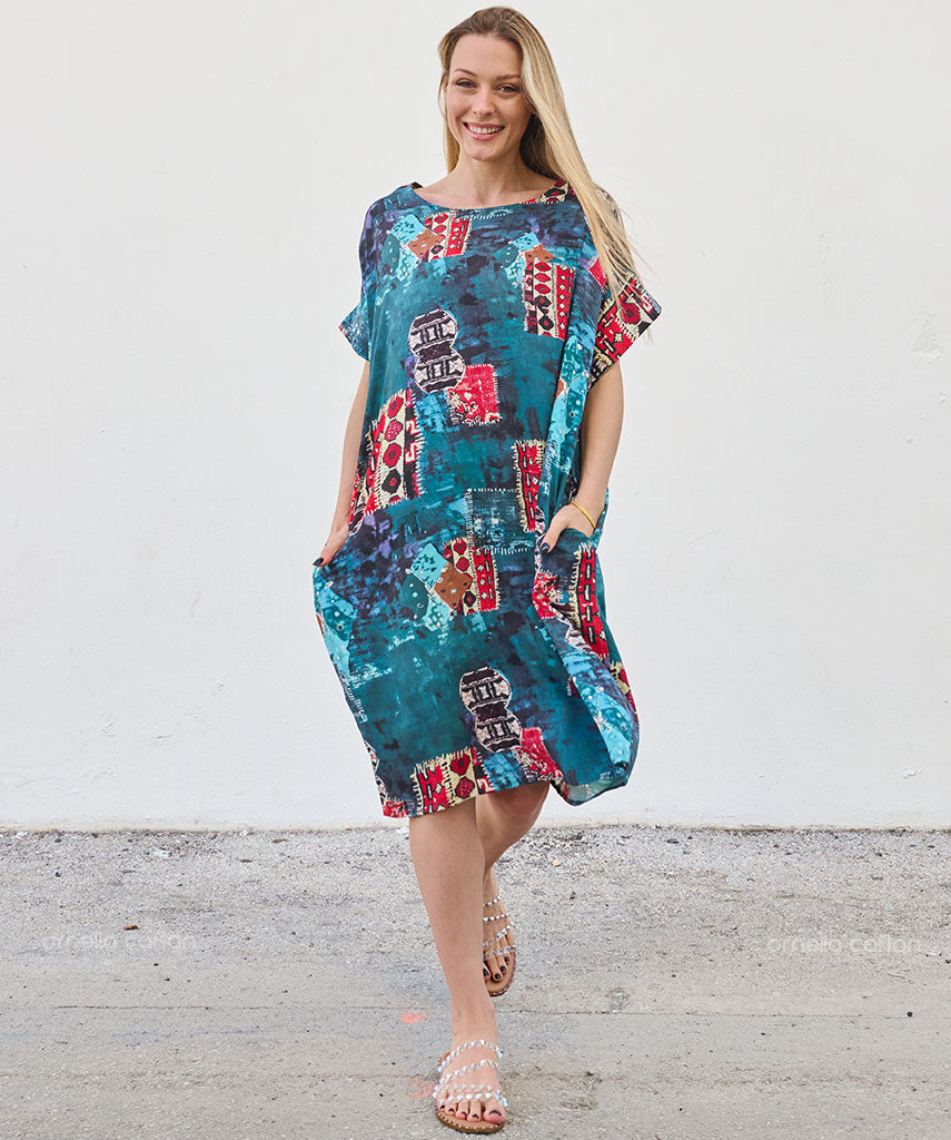 Casual, Short Pocket Dress – Velora