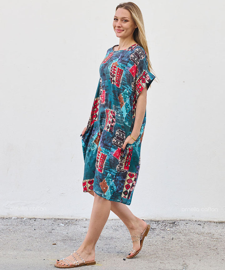 Casual, Short Pocket Dress – Velora