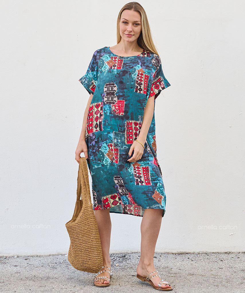 Casual, Short Pocket Dress – Velora
