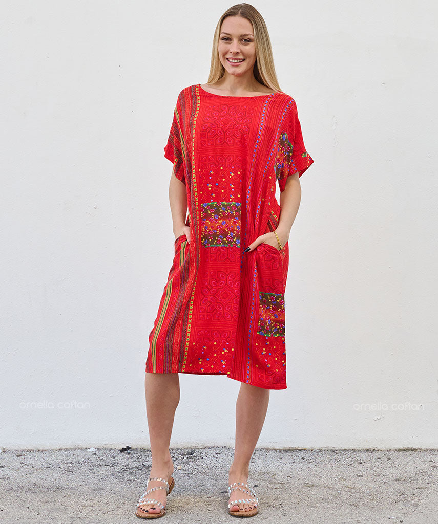 Casual, Short Pocket Dress – Velora