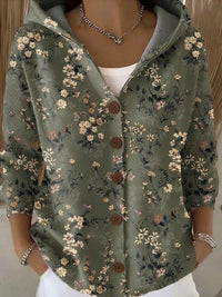 Velora | Elegant Soft Cardigan - Dark Green