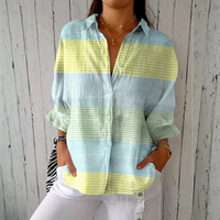 Emma | Pastel Grid Blouse - Multicolor