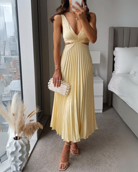 Alice™ | Radiant Twist Dress - Yellow
