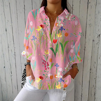 Sophia | Spring Garden Blouse - Pink