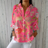 Christina | Tropical Blossom Blouse - Multicolor