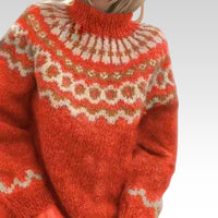 Sylvia | Turtleneck Sweaters - Orange