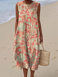 Beth™ | Floral Midi Dress - Multicolor