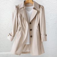 Olivia | Elegant Vintage Summer Coat - Beige