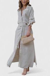 Monique | Women Elegant Maxi Dress - Beige