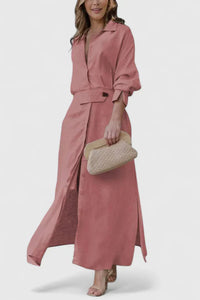 Monique | Women Elegant Maxi Dress - Pink