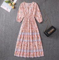 Marino | Seaside Boho Dress - Orange