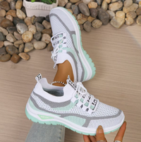 Nerina™ | Lightweight Comfort Sneakers - White-Green