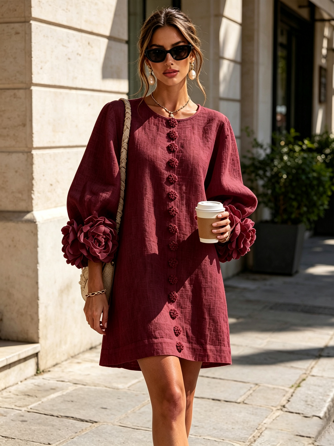 Rosalie | Button-Down Mini Dress (restocked)