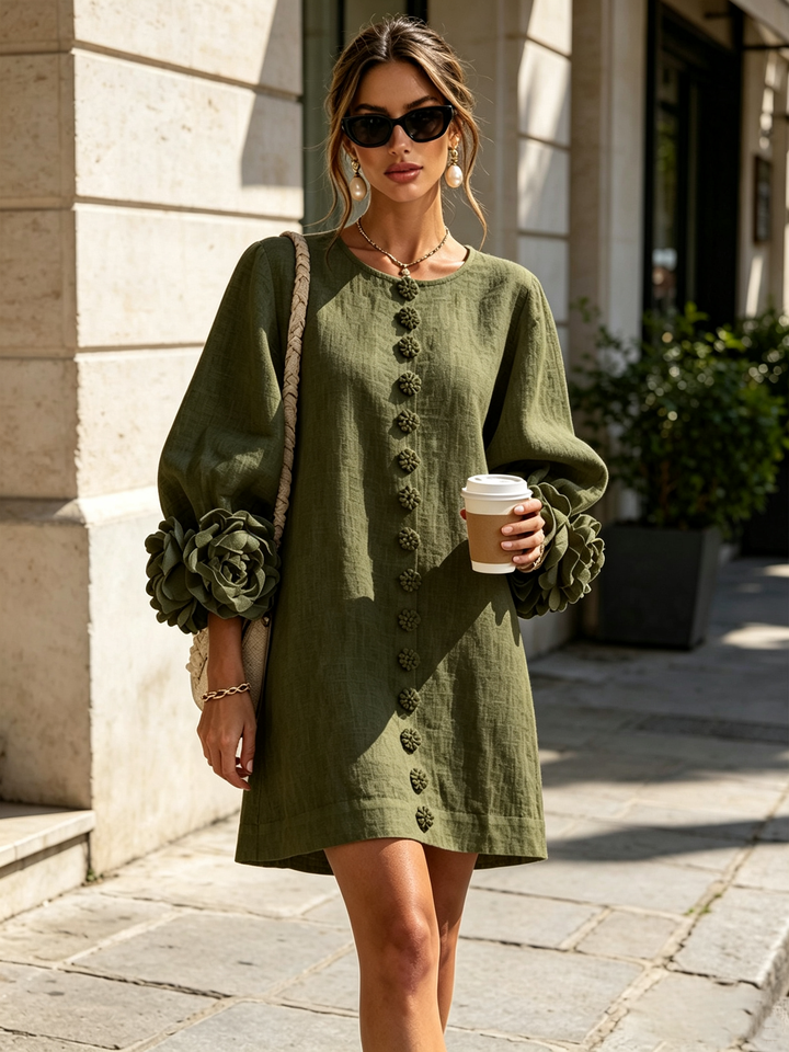 Rosalie | Button-Down Mini Dress (restocked)