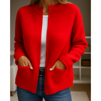 Brittney™ | Relaxed Comfort Cardigan - Red