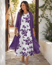 Vivienne | Duster Dress - Purple
