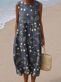 Mara™ Floral Print Midi Dress - Multicolor