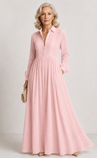 Lioren | Soft Flow Maxi Dress - Pink
