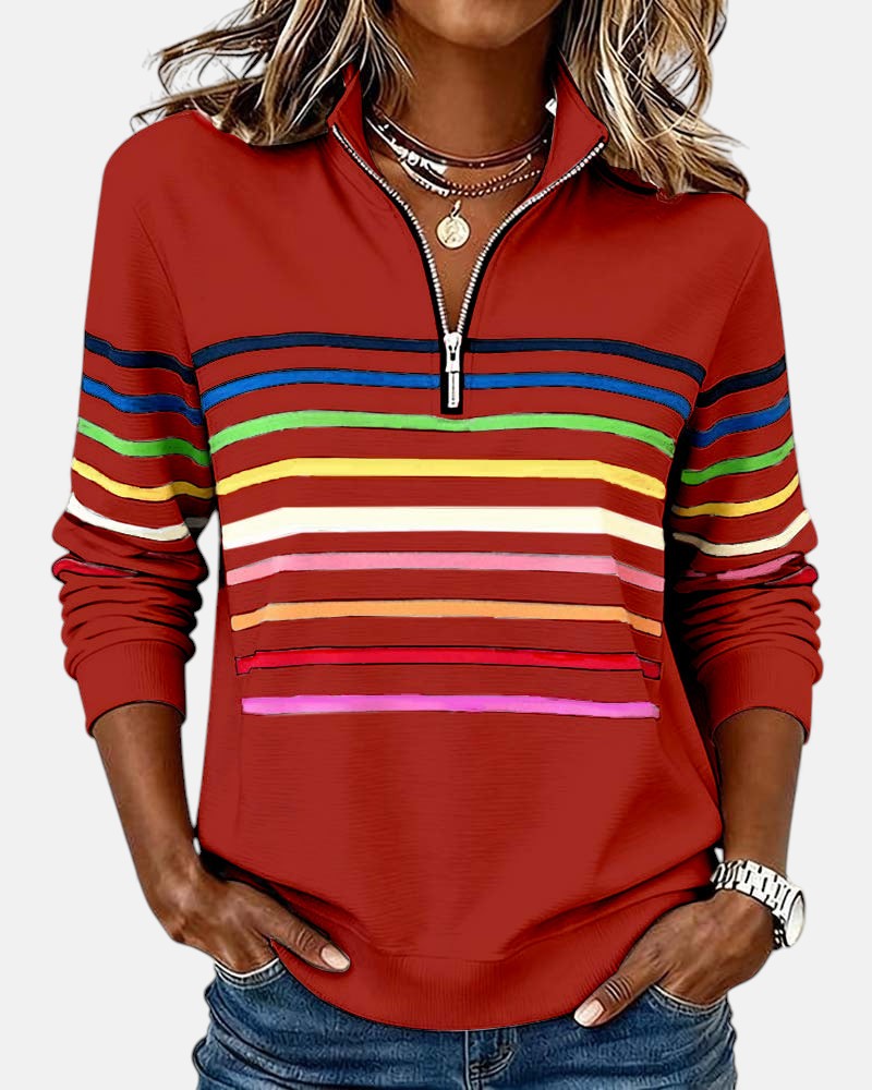 Wren | Classic Cotton Zip Sweatshirt for Everyday Comfort