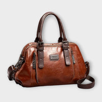 Olivia | Elegant Women Vintage Shoulder Bag - Brown