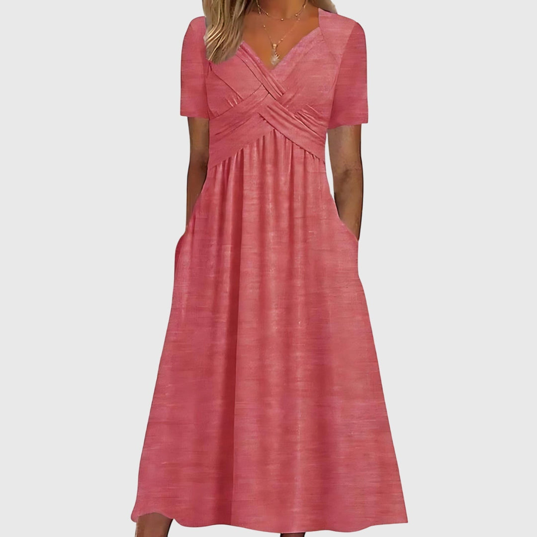 Viola™ | Midi Dress with Tummy Control