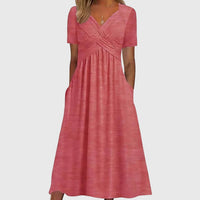 Viola™ | Midi Dress with Tummy Control - Pink