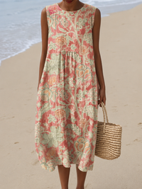 Beth™ Floral Print Midi Dress - Multicolor