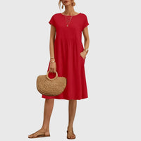 Mirabel™ | Elegant Spring Dress - Red