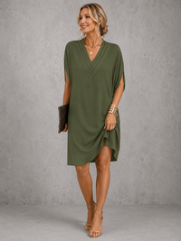 Selira™ | Effortless Slimming Dress - Military Green (Almost sold out)
