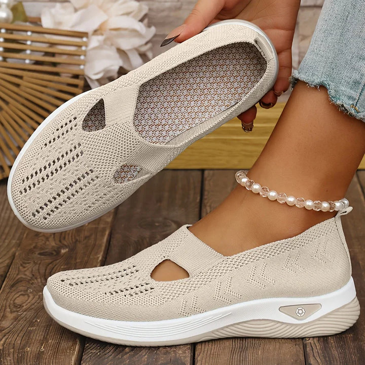 Dorothy | Breathable Knit Slip-On Sneakers