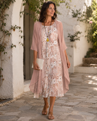 Marigold | Duster Dress - Pink
