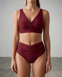 MAREL | SHAPING BIKINI - Burgundy