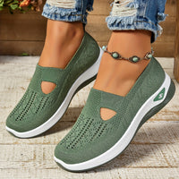 Dorothy | Supportive Slip-On Shoes - Green