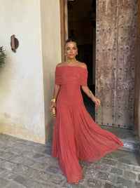 Vestido Toledo en 3 colores - Terracota