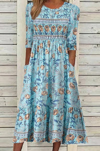 Aphra | Petal Muse Dress - Blue