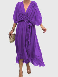 Bethany | Elegant Dress - Purple