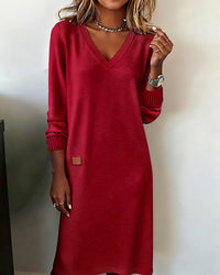 Syrae | Comfortable Dress - Red