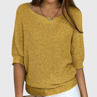 Sofia™ - Elegant Sweater - Yellow