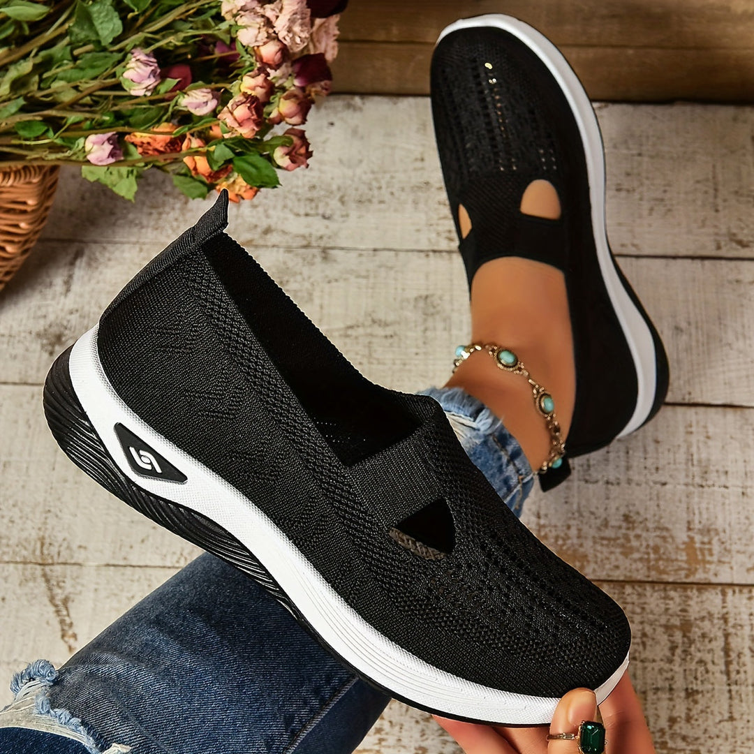 Dorothy | Breathable Knit Slip-On Sneakers