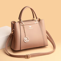 Vaeni | Women Sophisticated Bag - Beige Rose