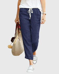 Zanra™ | Elegant Women Summer Pants - Navy Blue