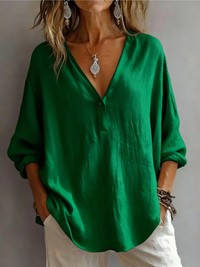 Clara™ | Effortless Everyday Blouse - Green